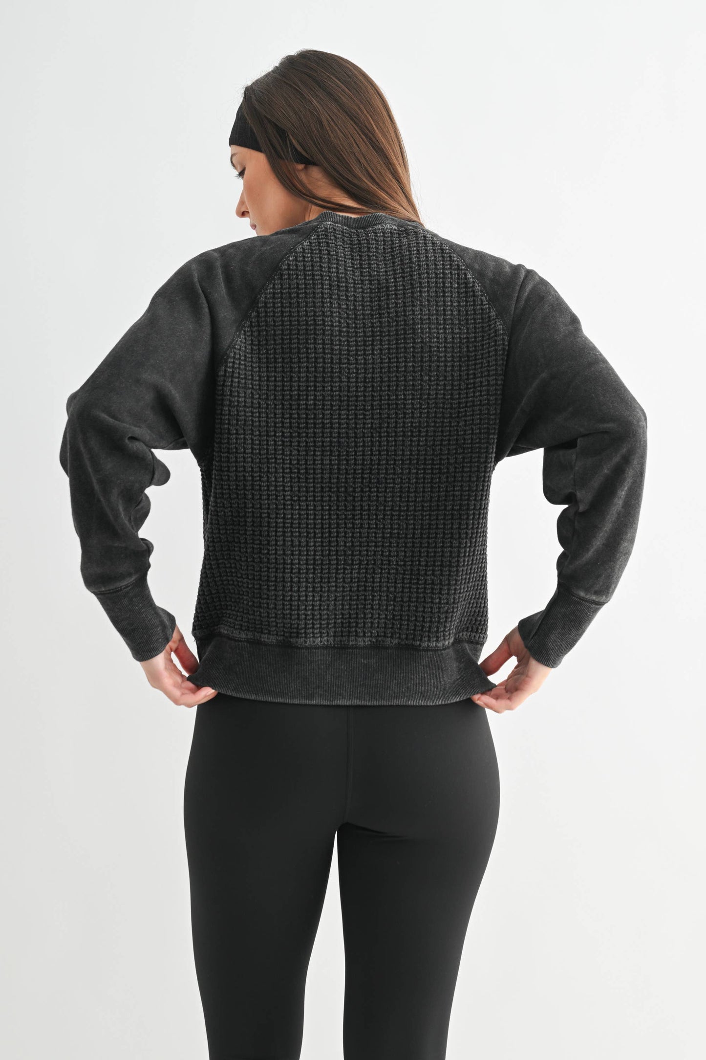 Hayley Waffle Knit Pullover