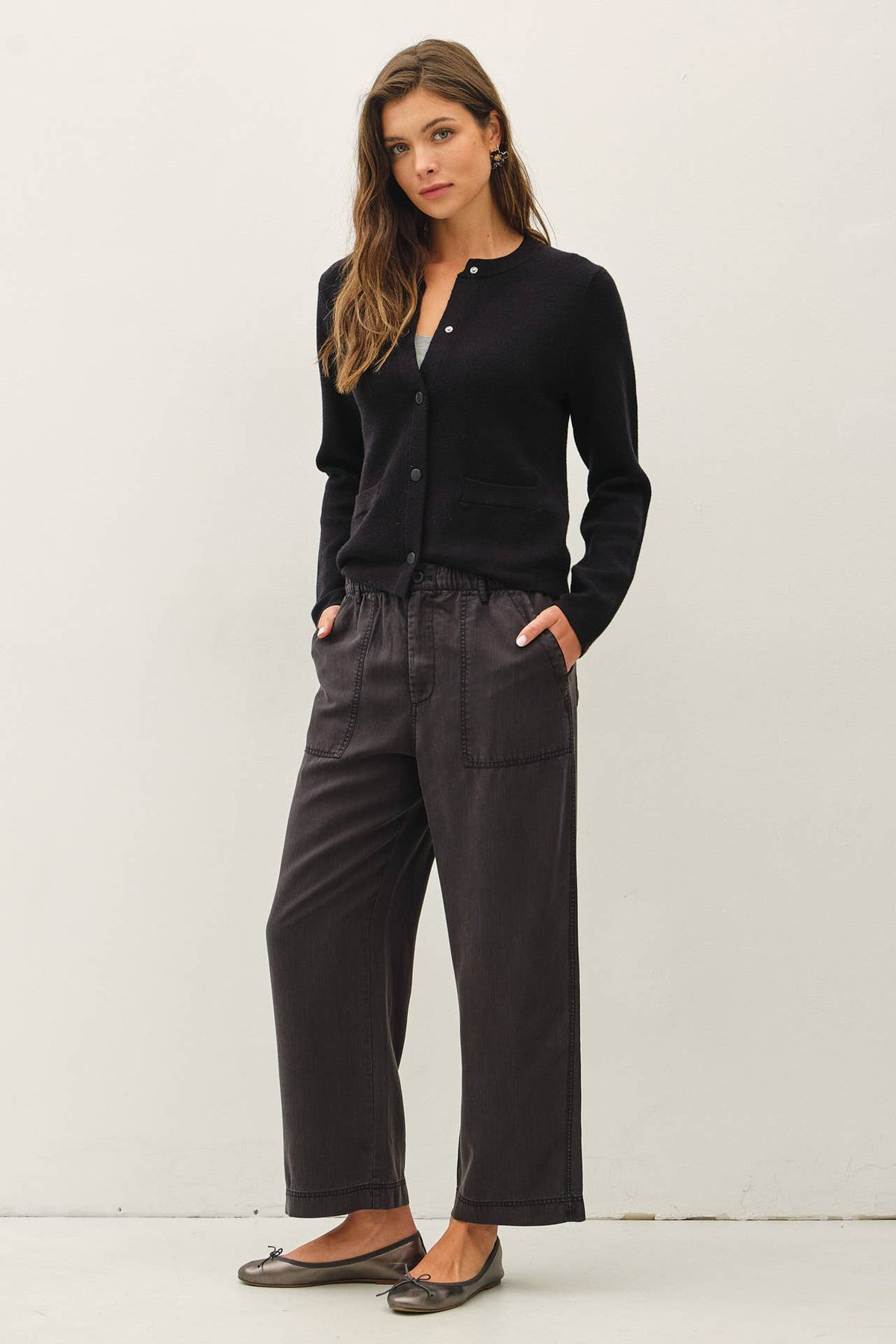 Wide Leg Tencel Pants