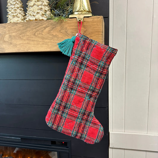 Quilted Flannel Stocking