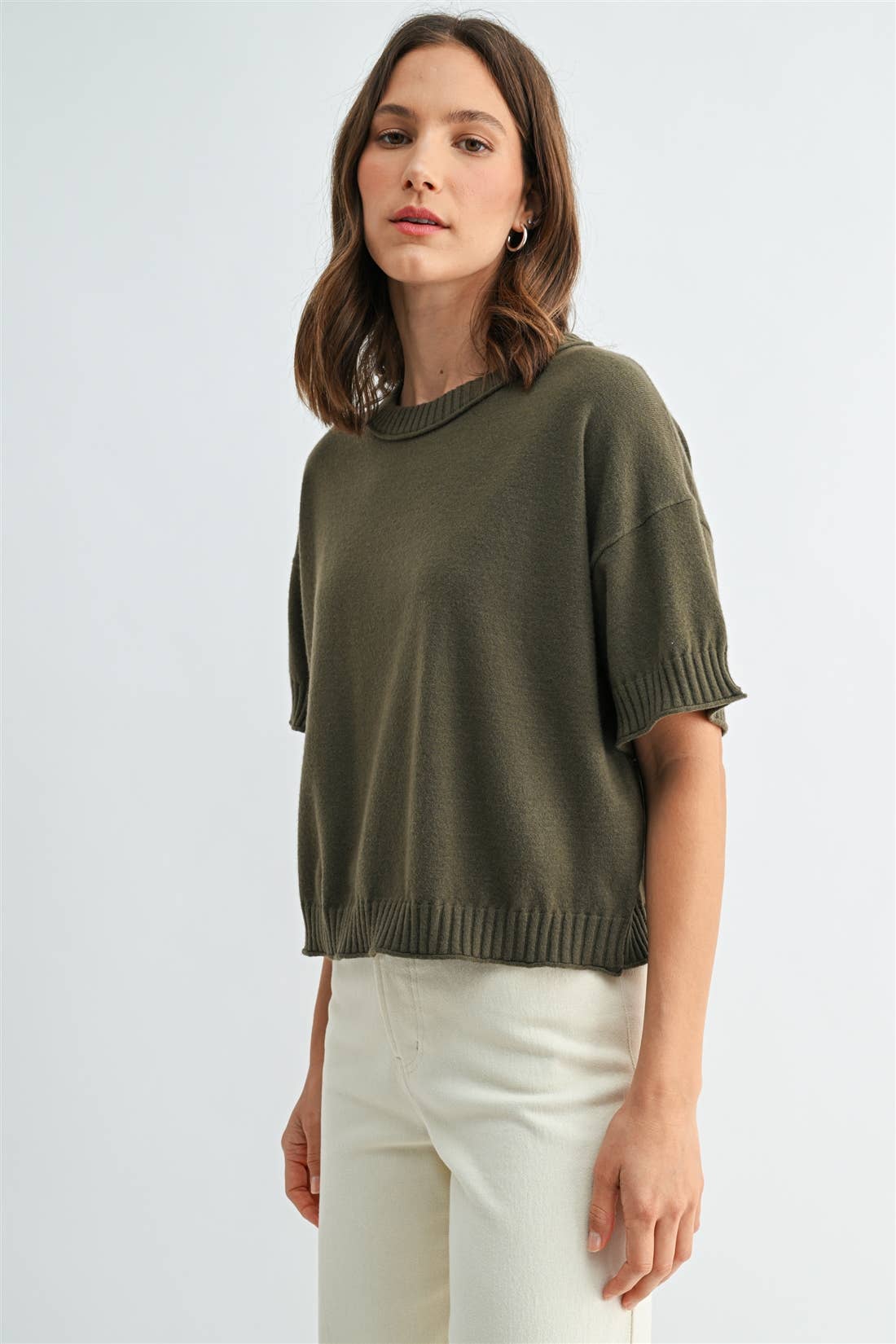 Kate Short Sleeve Sweater