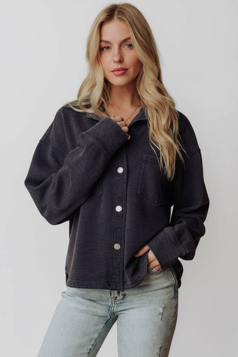 Andie Button Shacket