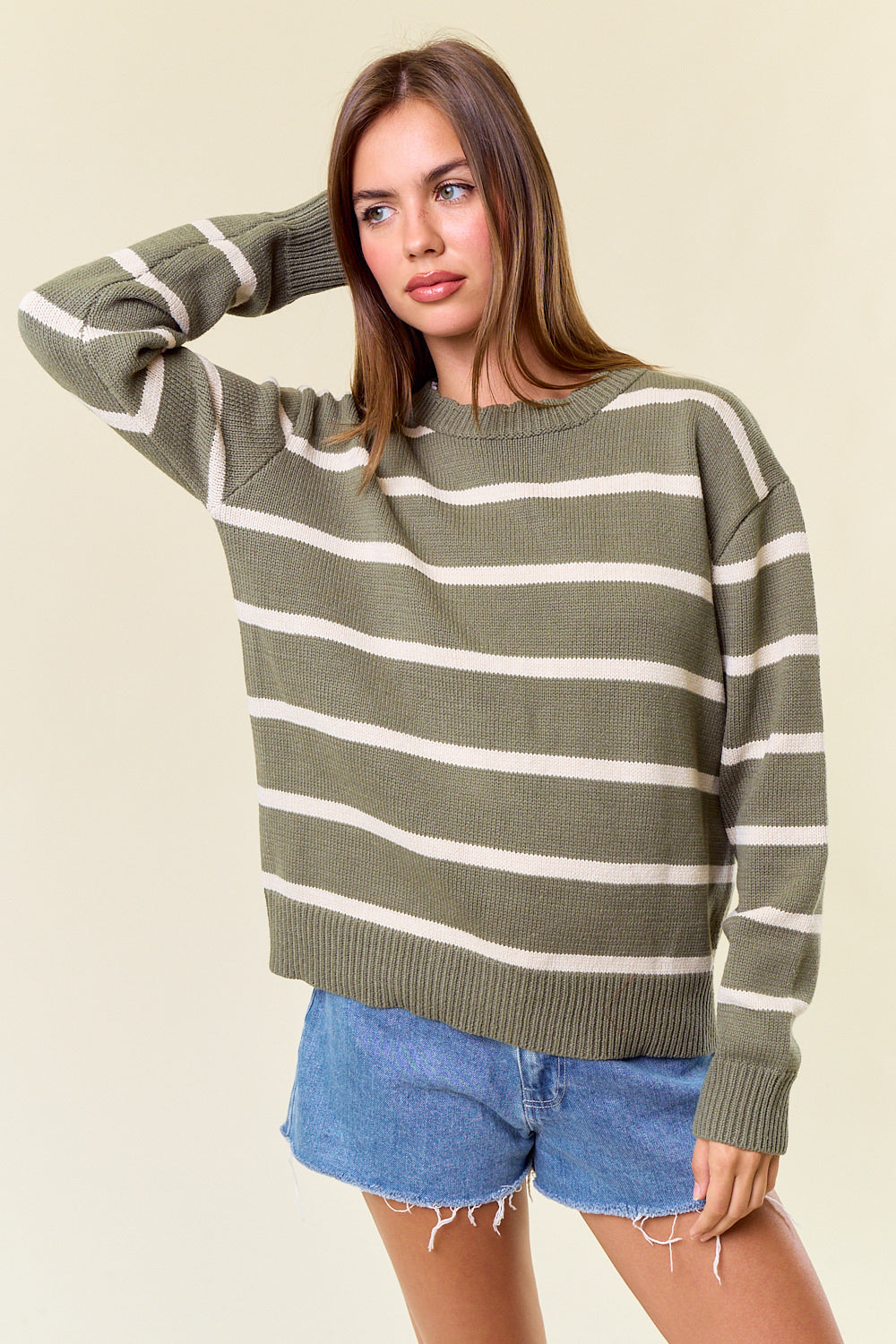 Amelia Stripe Sweater