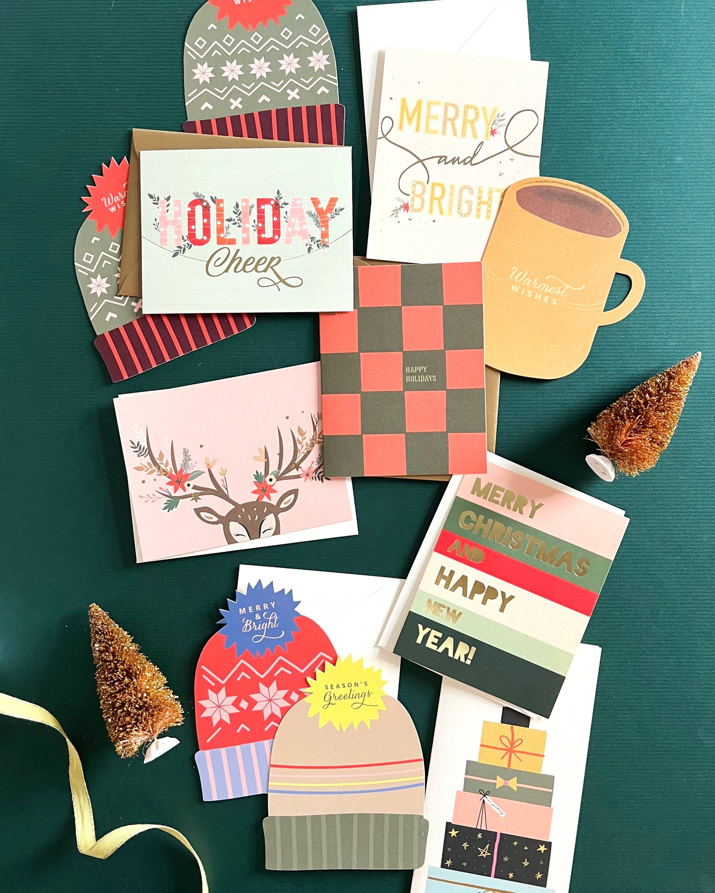 Presents Stack Christmas Card