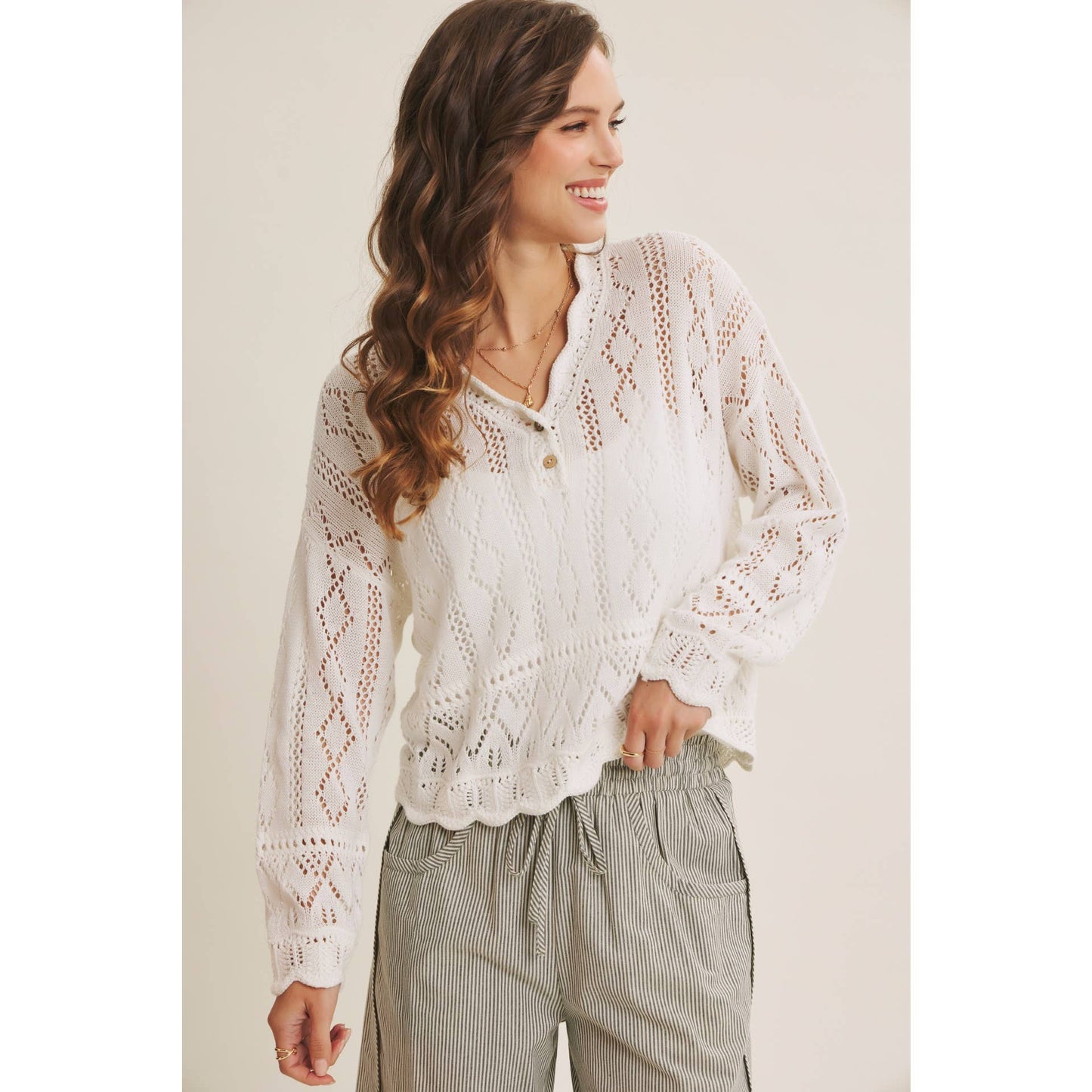 Mandie Crochet Top