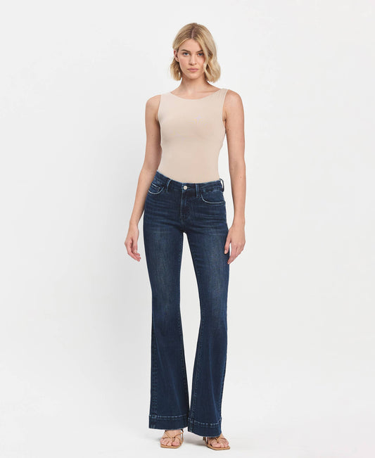 Joanie Mid-Rise Flare Jeans