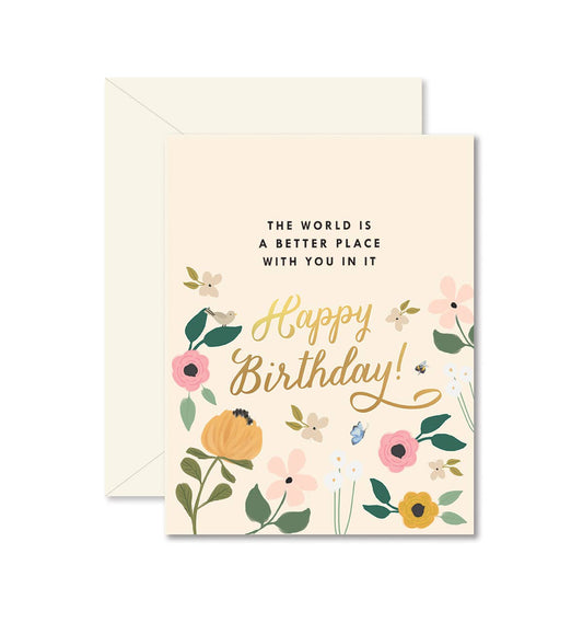 Better Place Birthday Card