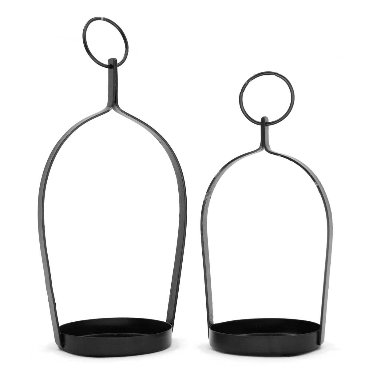 Round Black Lantern