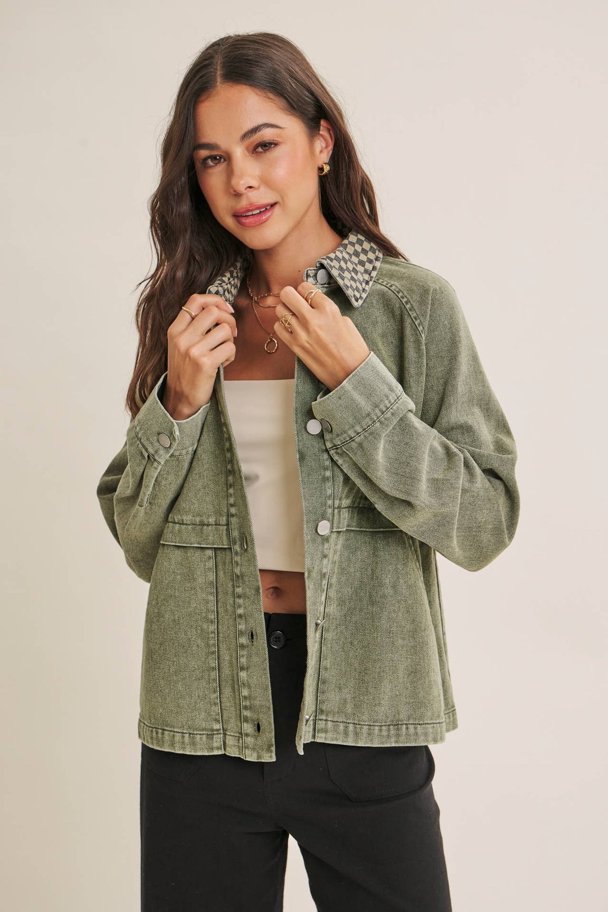 Heritage Contrast Collar Jacket