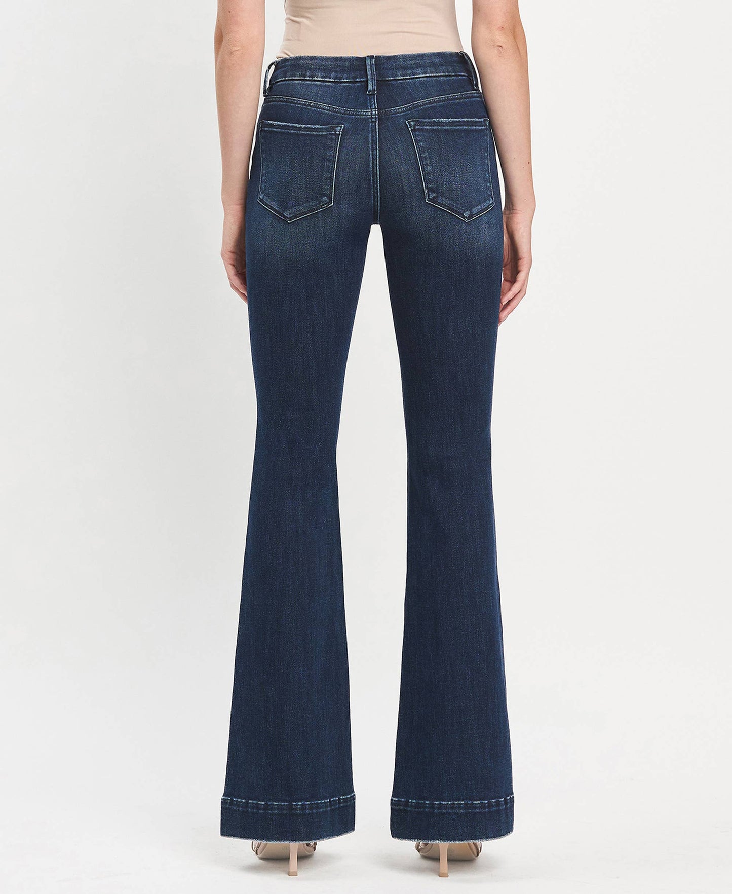 Joanie Mid-Rise Flare Jeans