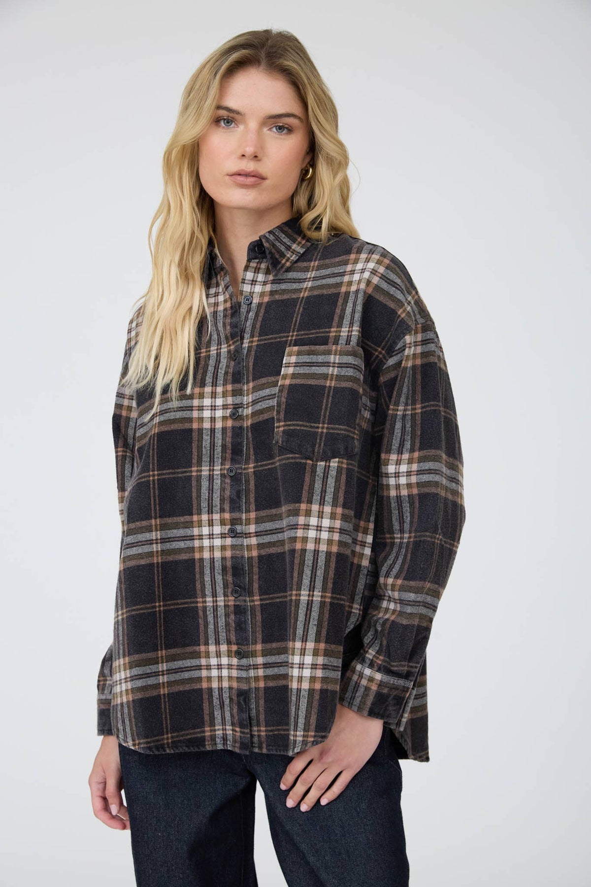 Daily Plaid Top