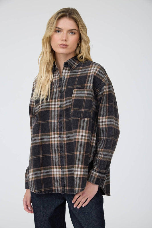 Daily Plaid Top