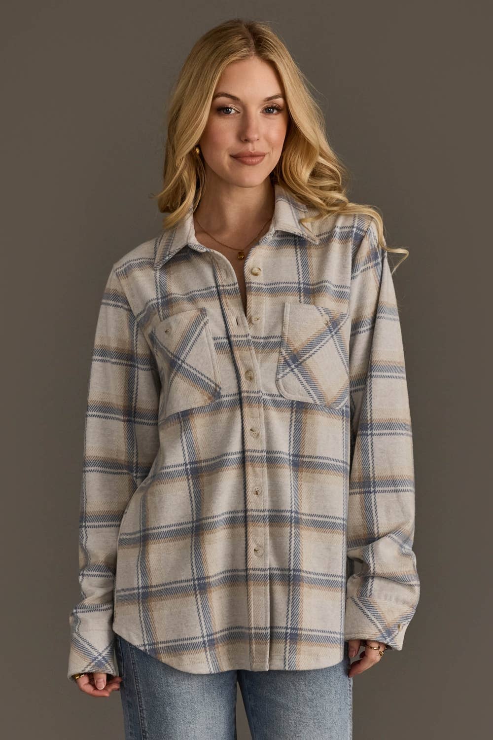 Kelsea Plaid Button Up