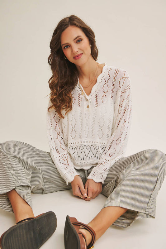 Mandie Crochet Top