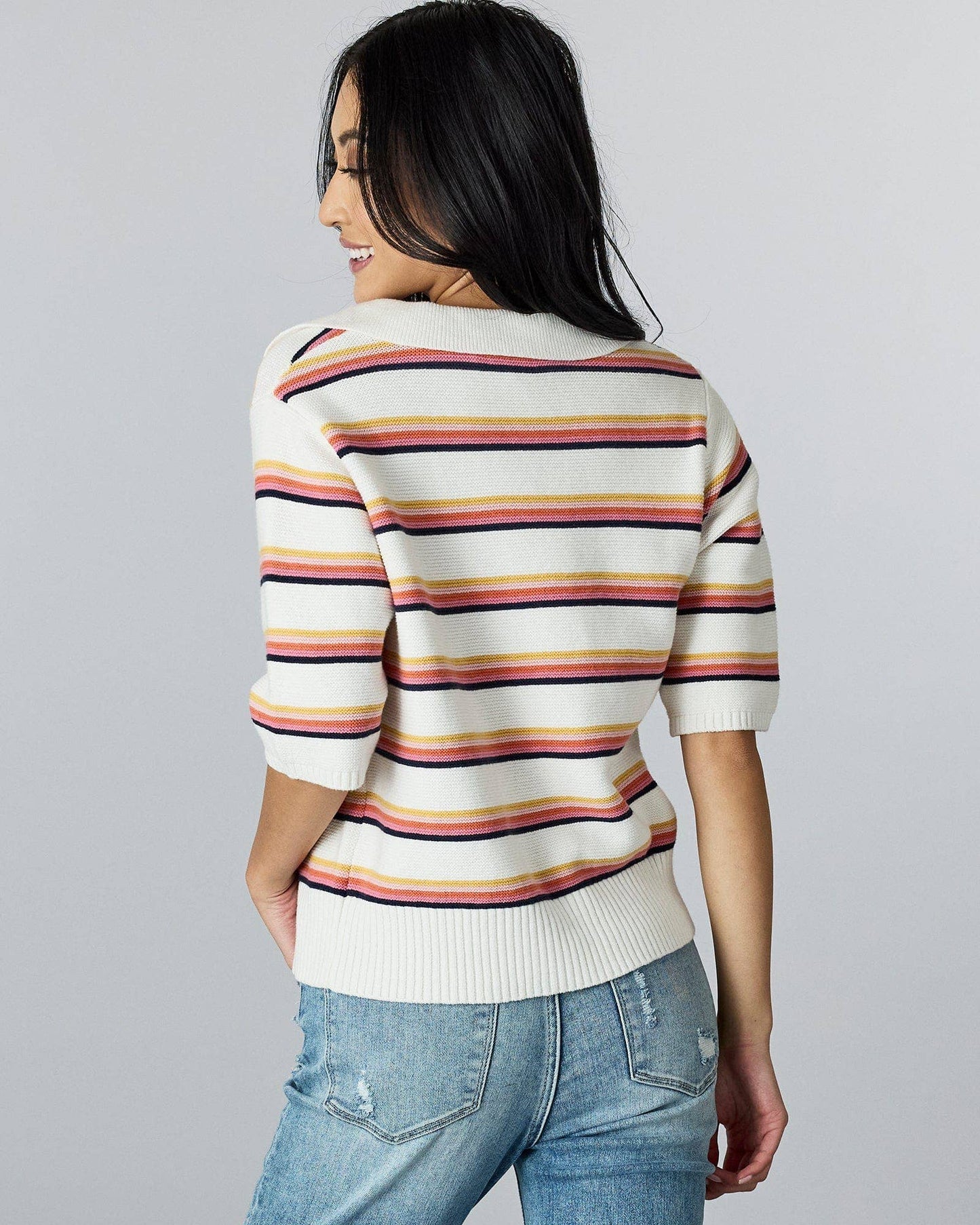 Polly Stripe Sweater