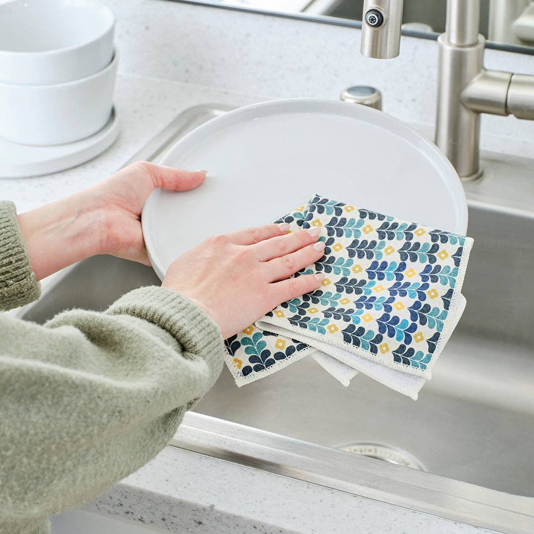 S/4 Microfiber Towels | Colorful Leaves