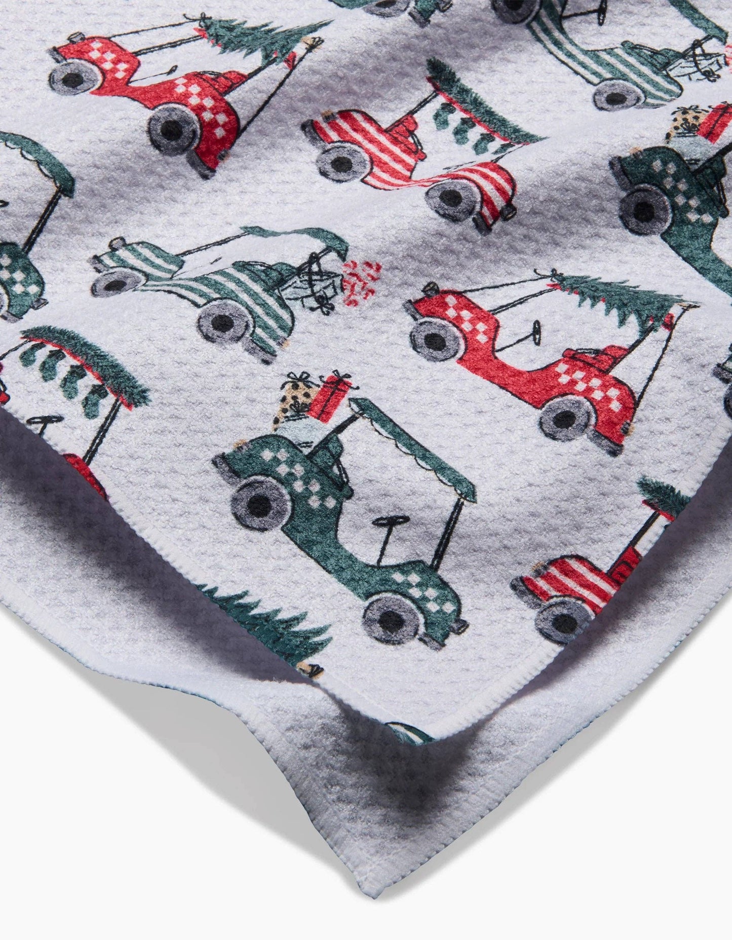 Geometry Holiday Golf Tea Towel