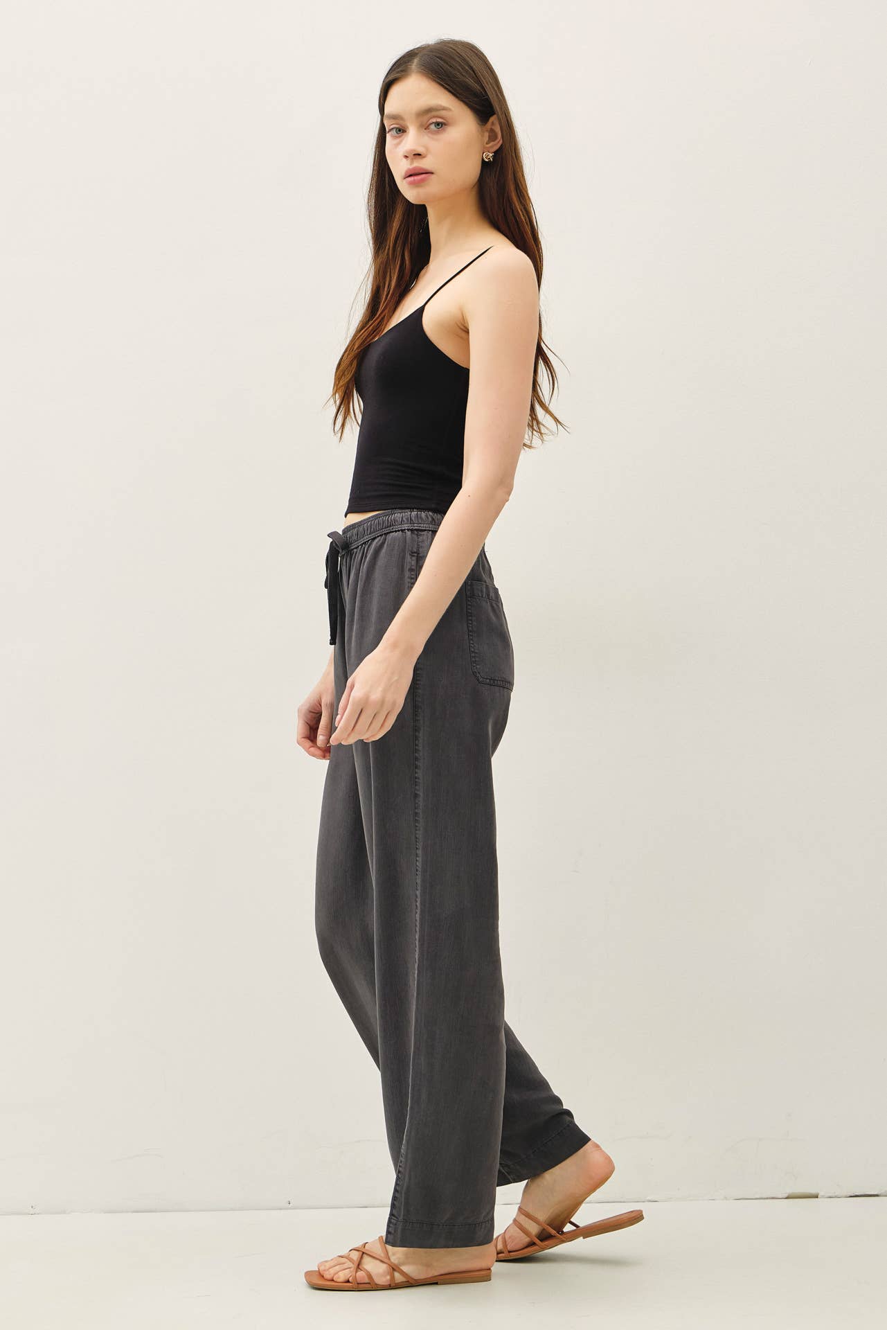 Ava Tencel Wide Leg Pants – West Rowe