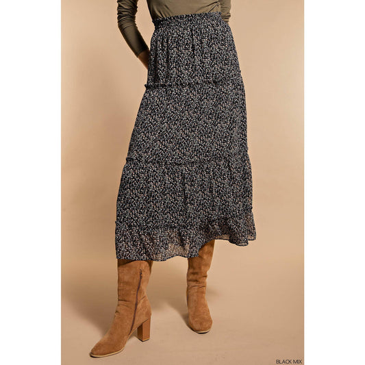 Chelsi Pattern Skirt