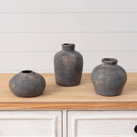 Charcoal Bud Vase