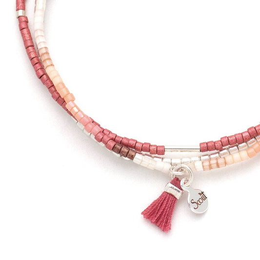 Bracelet Trio - Blush Multi/Silver