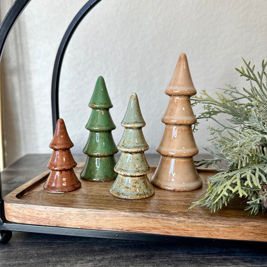 S/4 Stoneware Trees