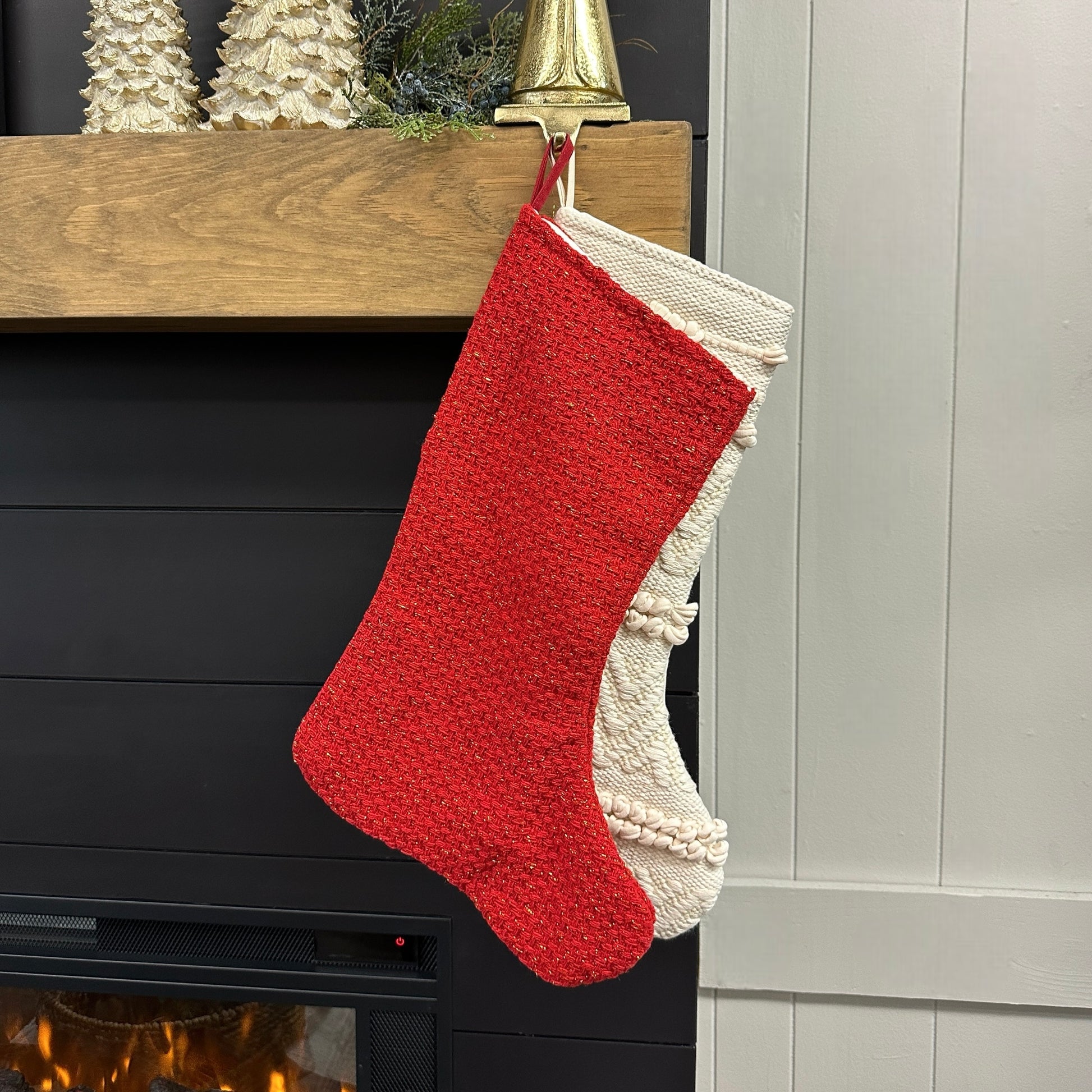 Woven Red Stocking