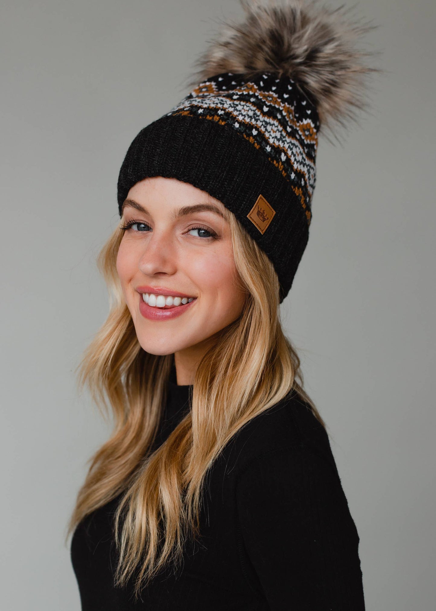 Westin Pattern Pom Hat