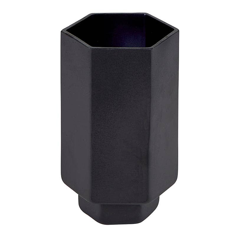 Black Hurricane Vase