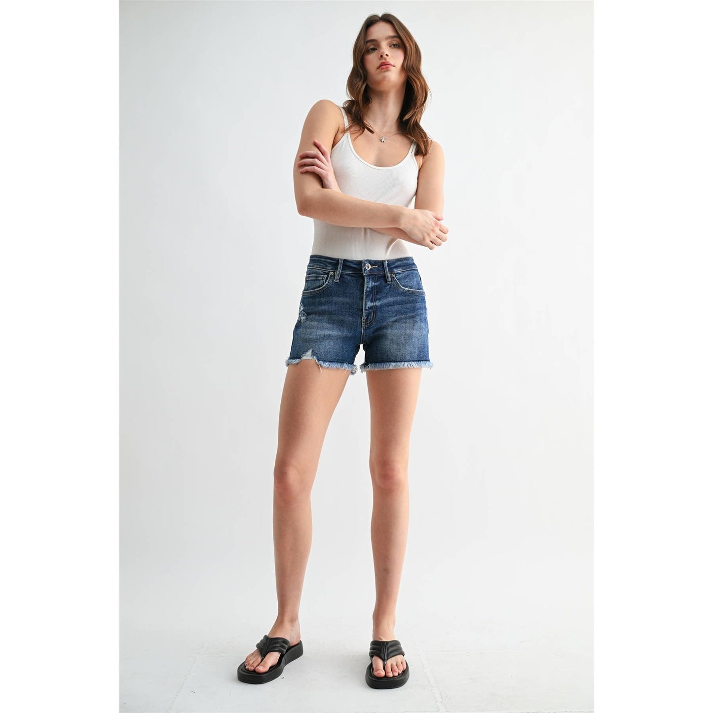 Audrey Denim Shorts