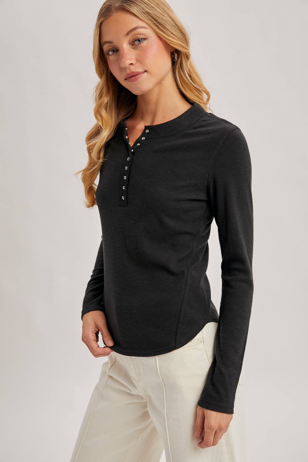 Ameila Long Sleeve Henley