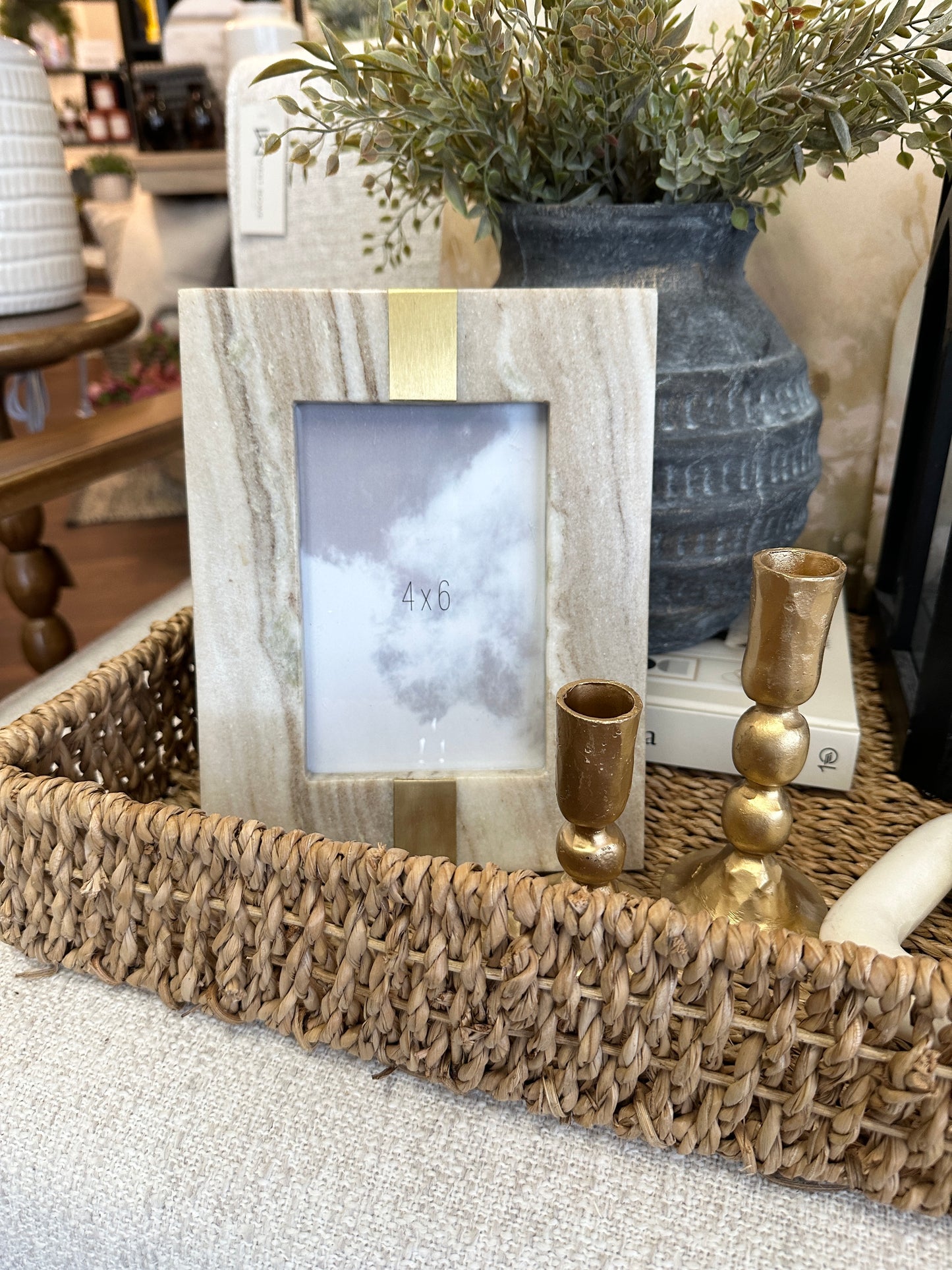 Beige Marble Picture Frame