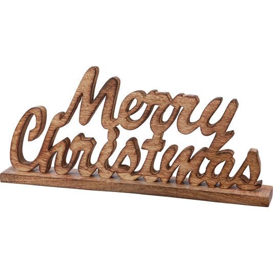 Merry Christmas Wood Sign