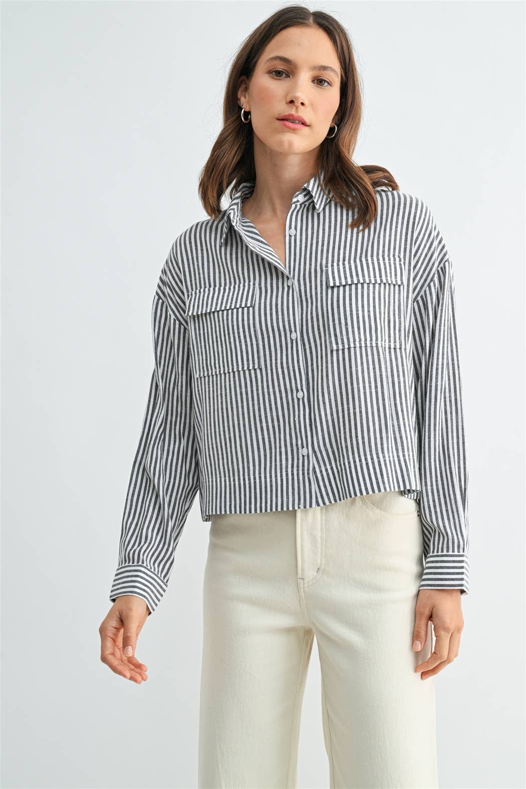 Robbie Stripe Button Down