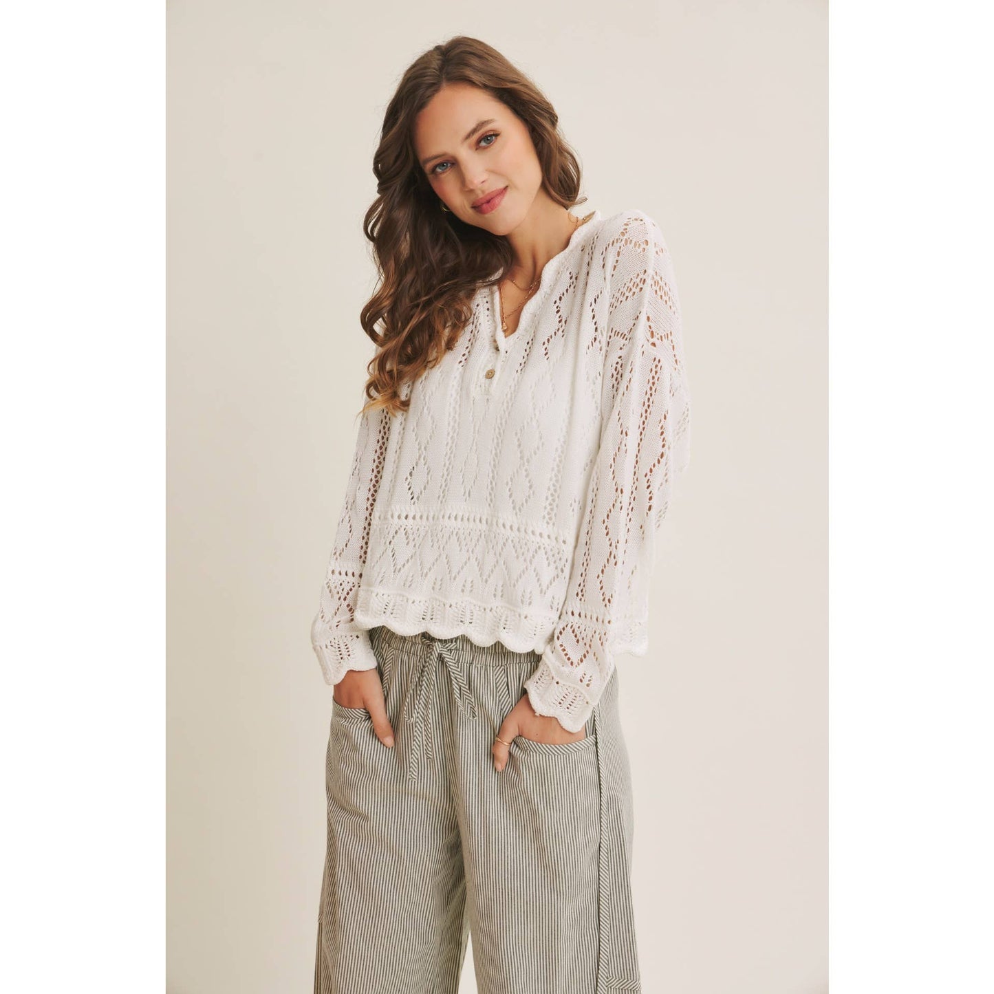 Mandie Crochet Top