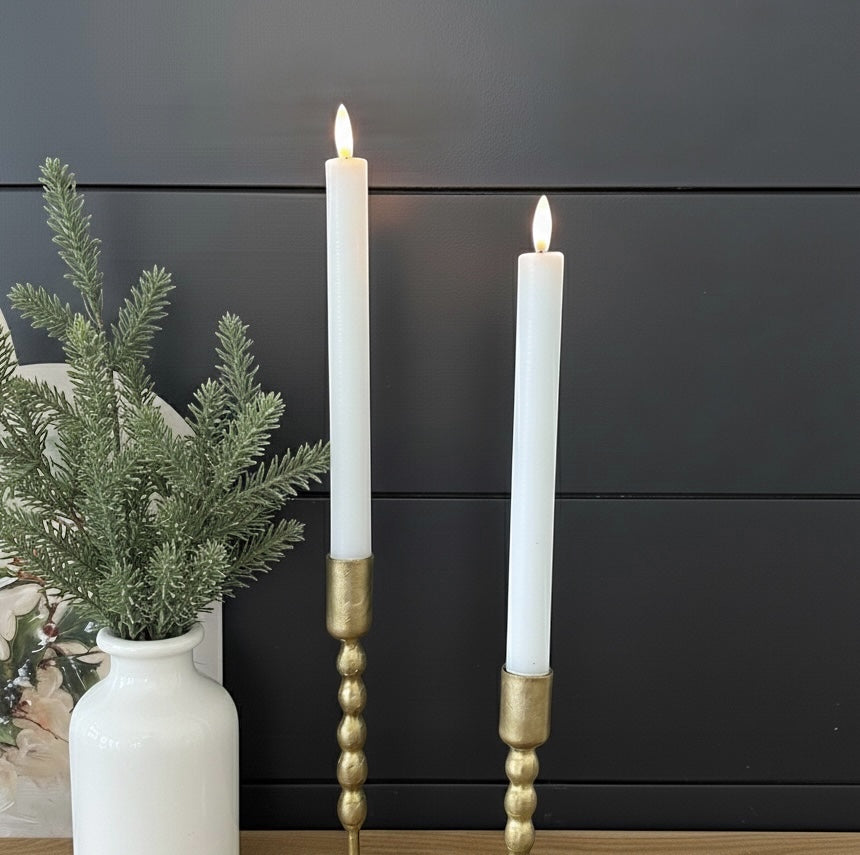 S/2 LED Taper Candles