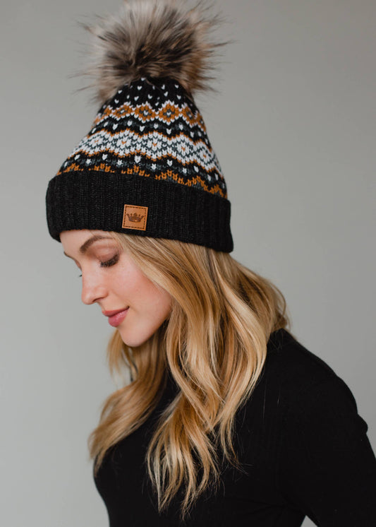 Westin Pattern Pom Hat