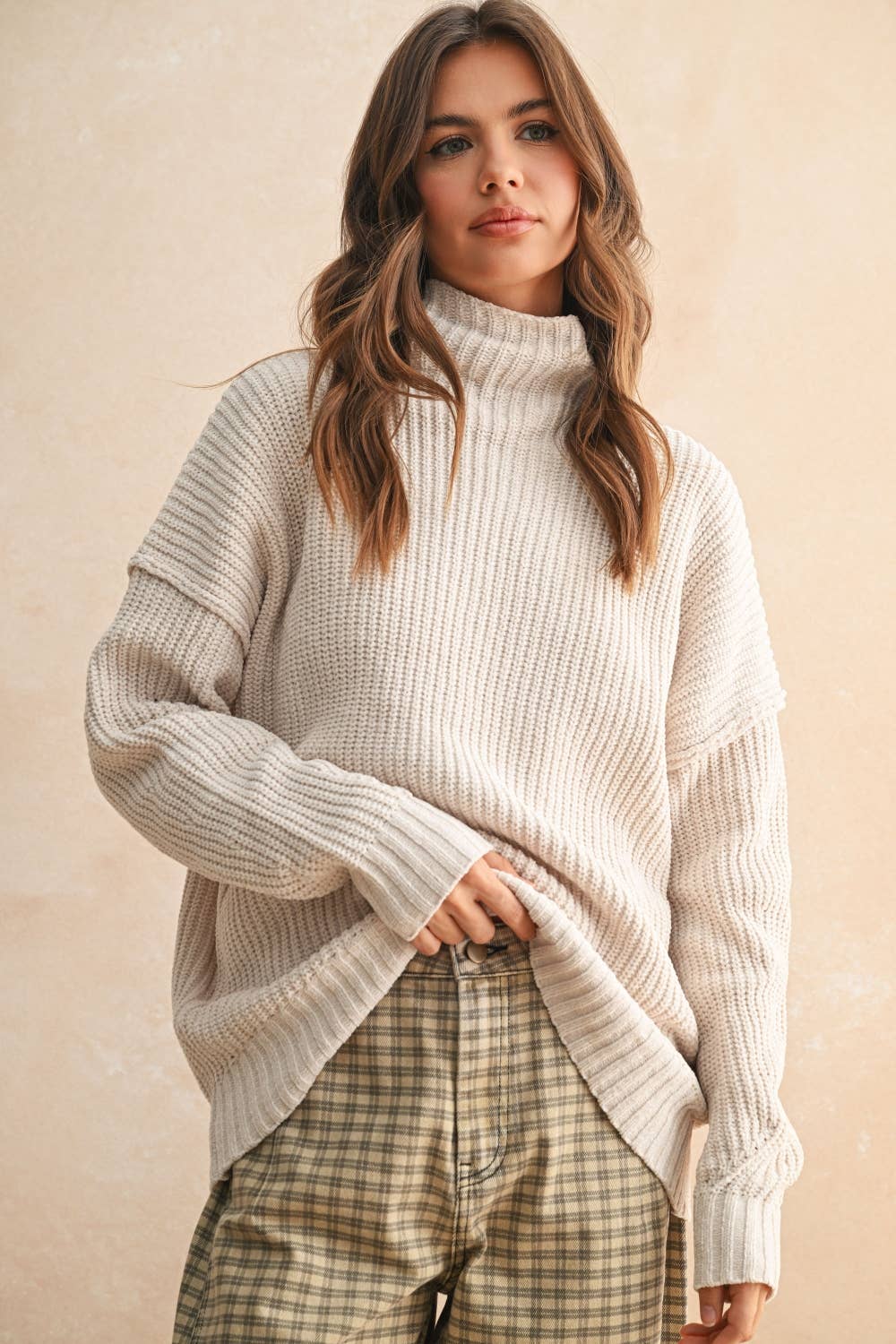 Ruka Funnel Neck Sweater