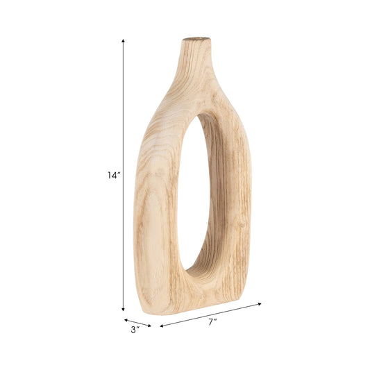 Modern Wood Vase