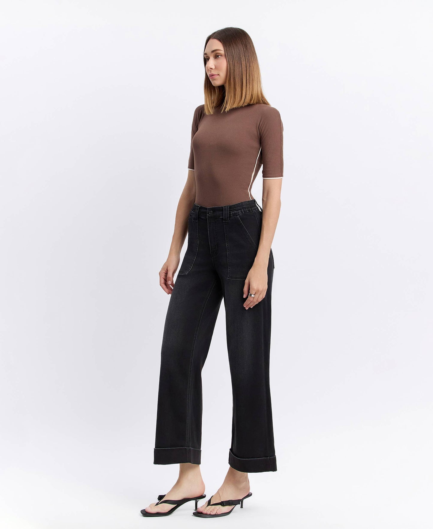 Onyx Wide Leg Jeans