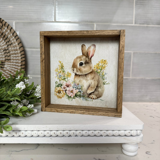 Vintage Bunny Print