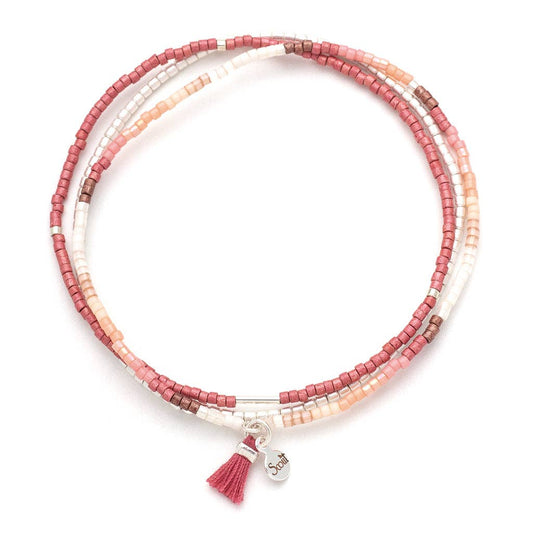 Bracelet Trio - Blush Multi/Silver