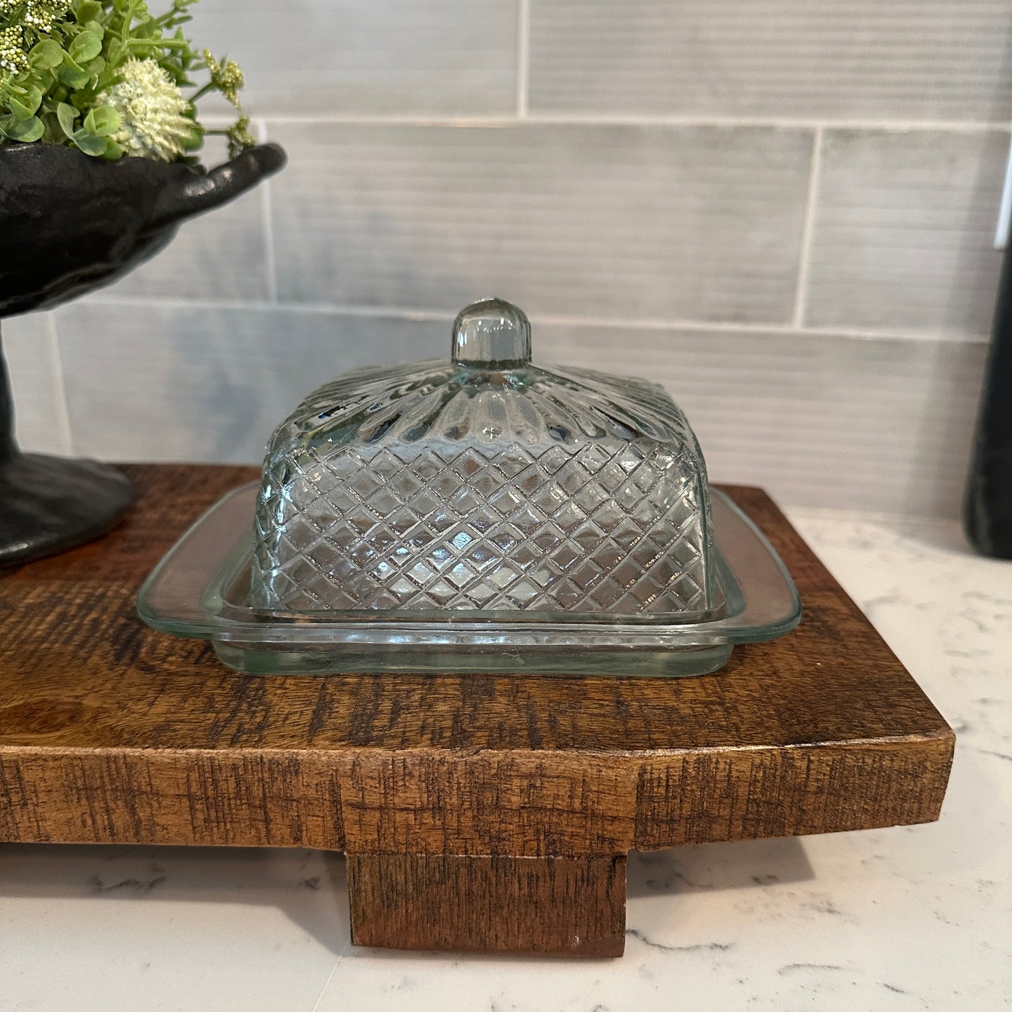 Glass Butter Dish