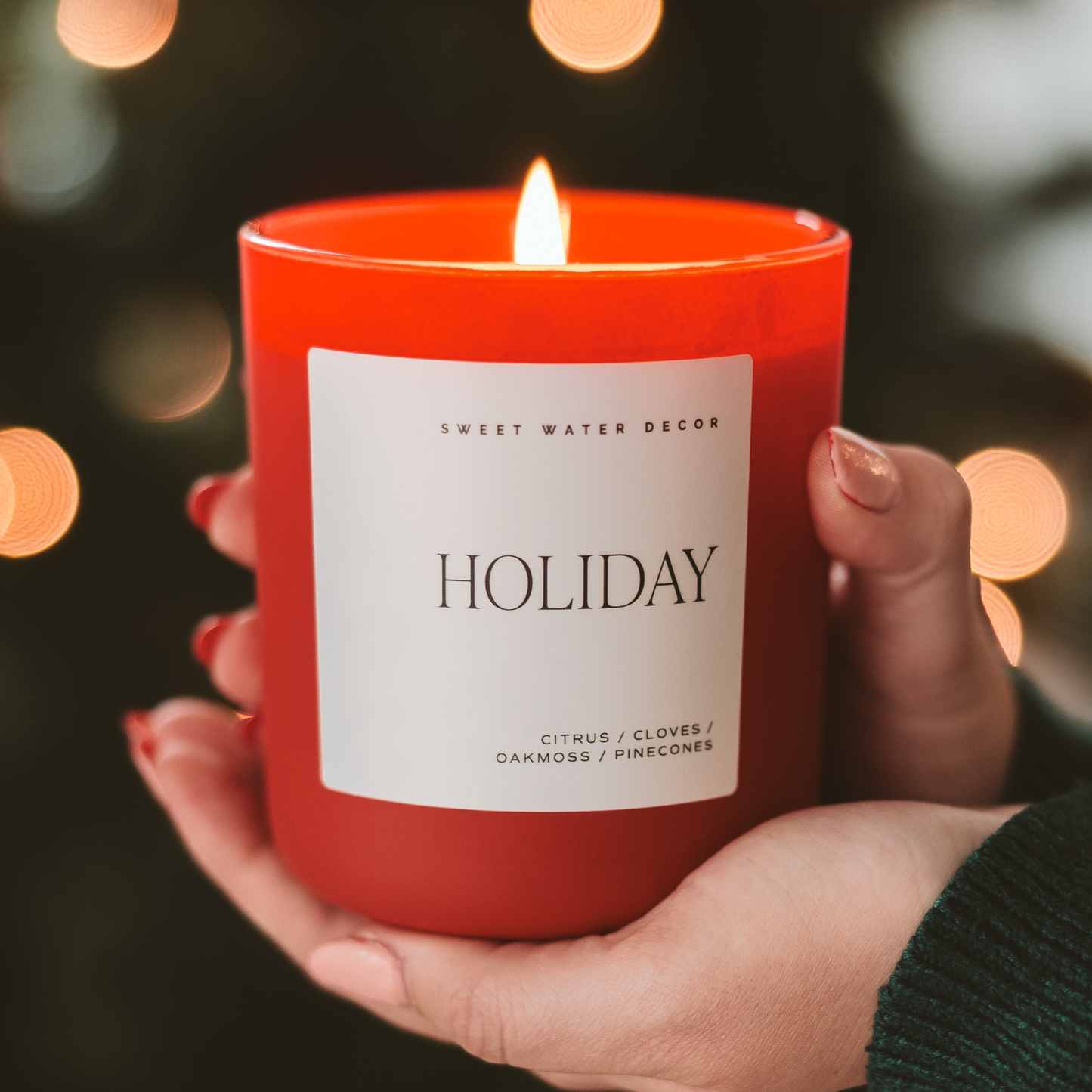 Red Holiday Soy Candle