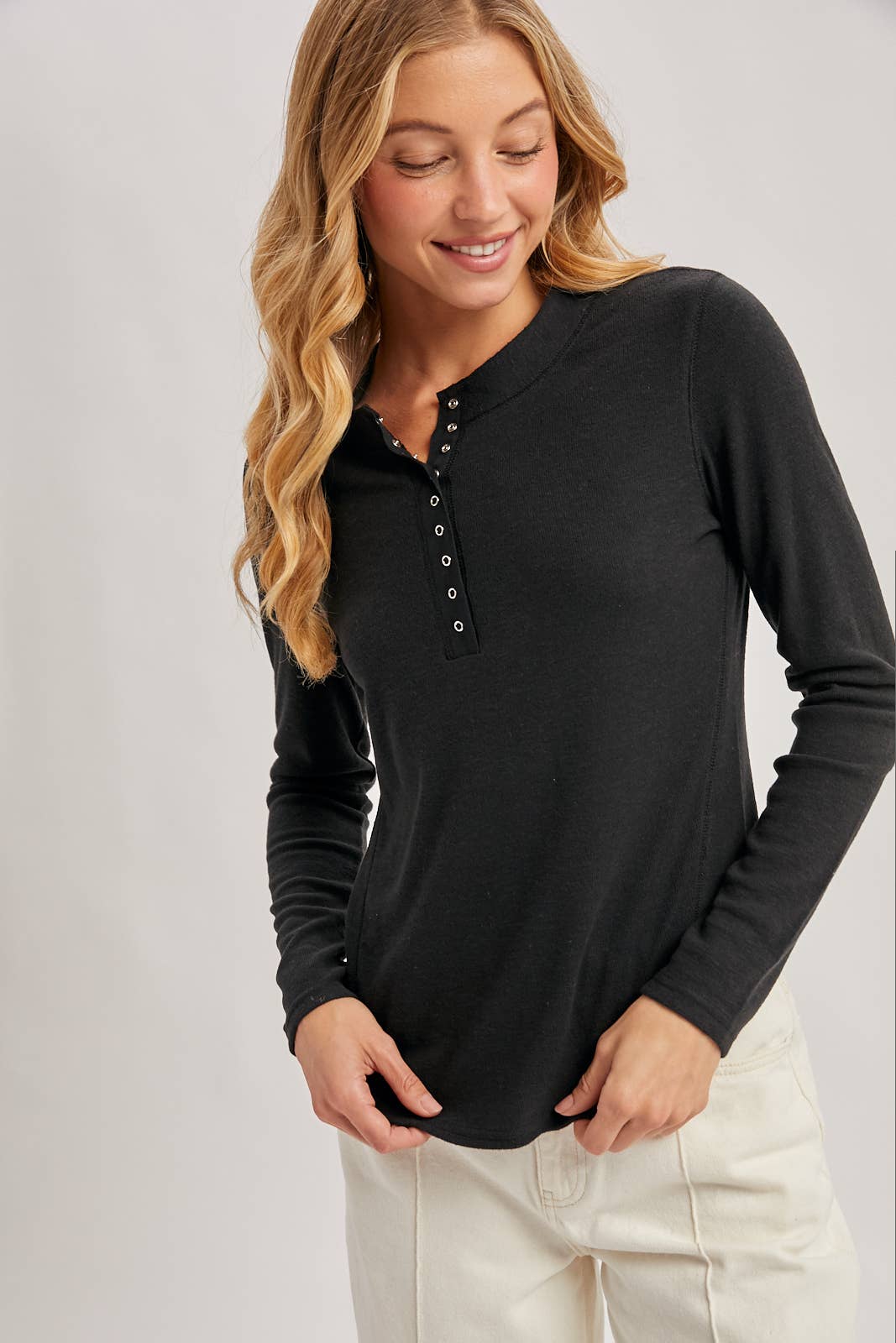 Ameila Long Sleeve Henley