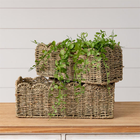 Scalloped Basket