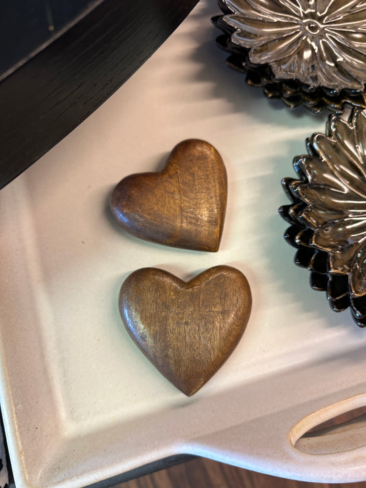 Mango Wood Heart