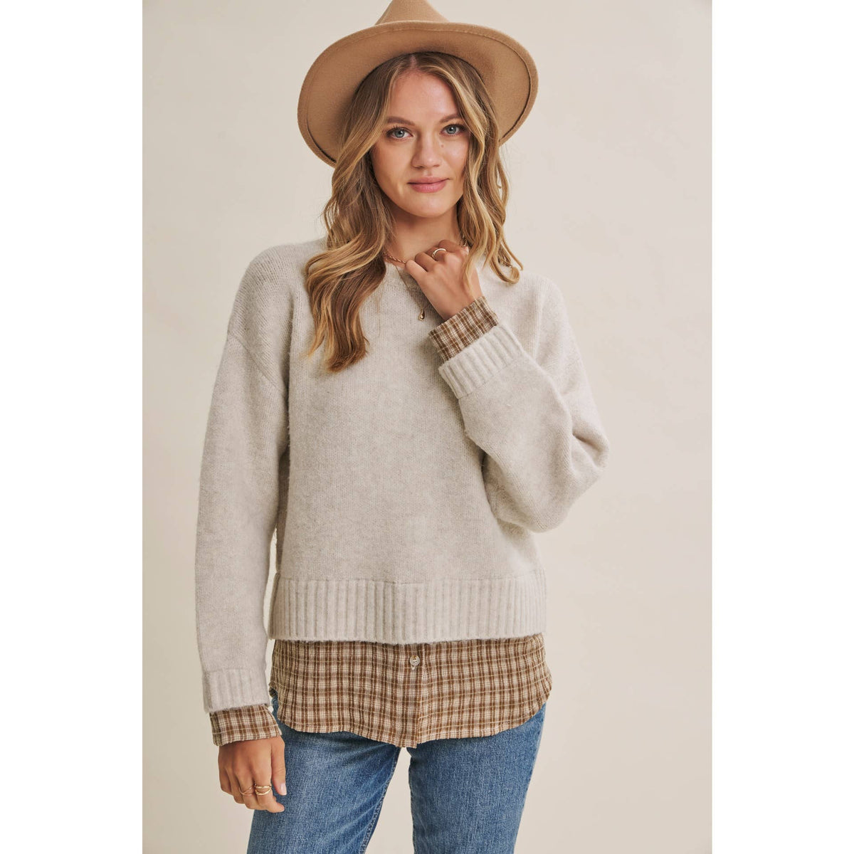 Layered Hem Sweater
