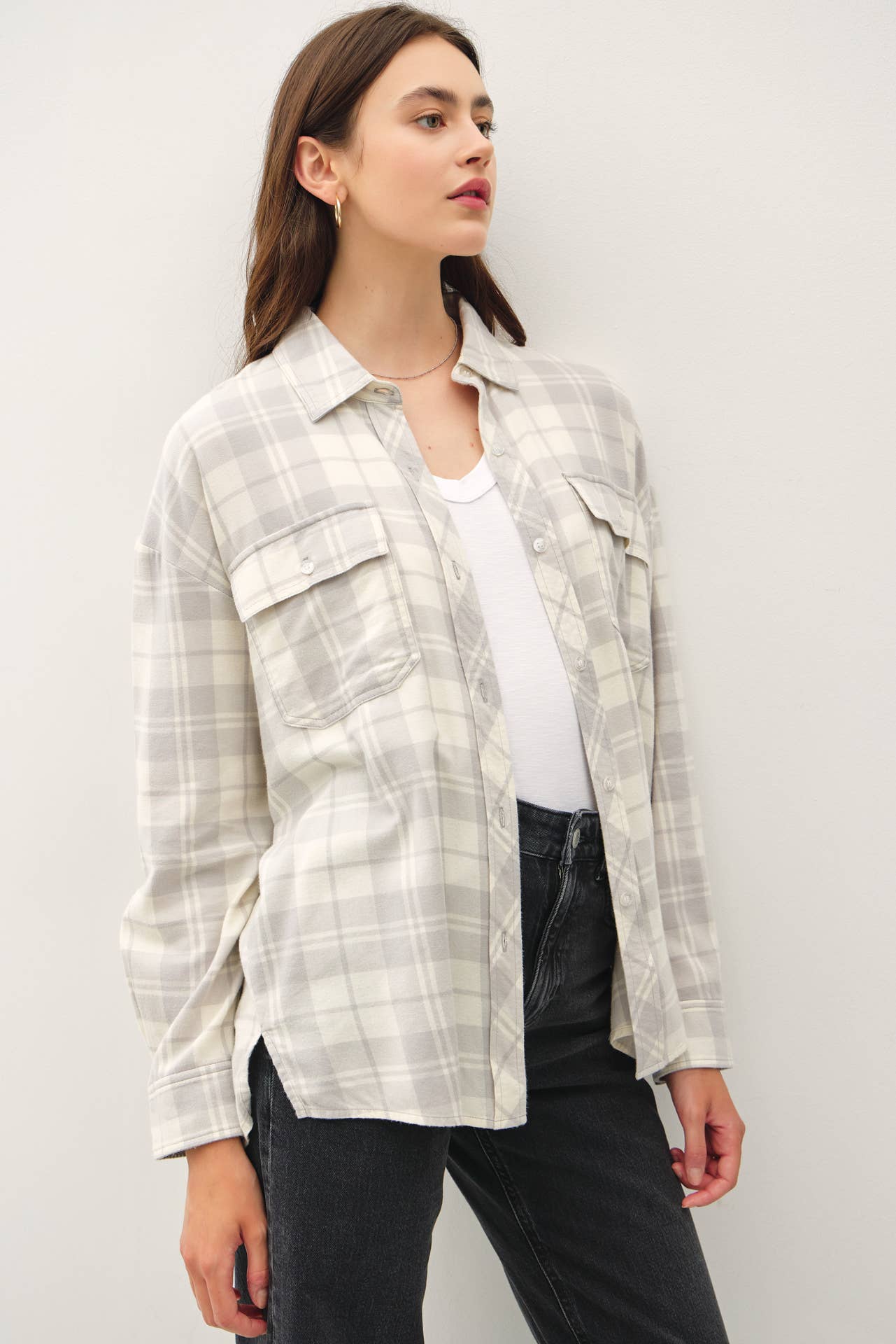 Norella Plaid Flannel Shirt