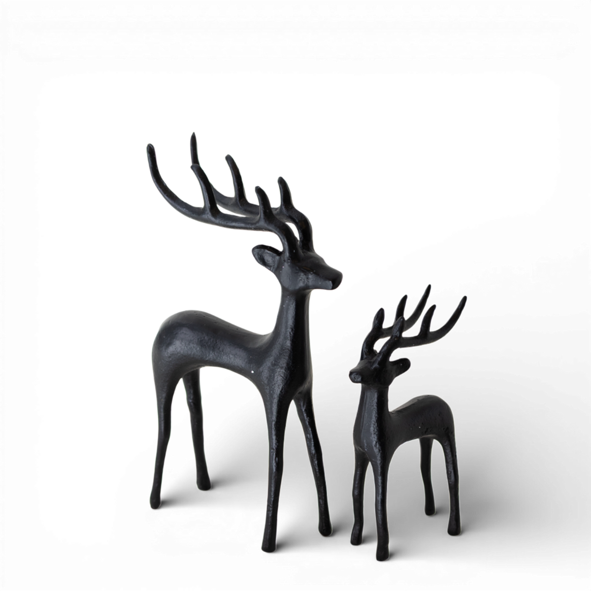 Cast Black Reindeer