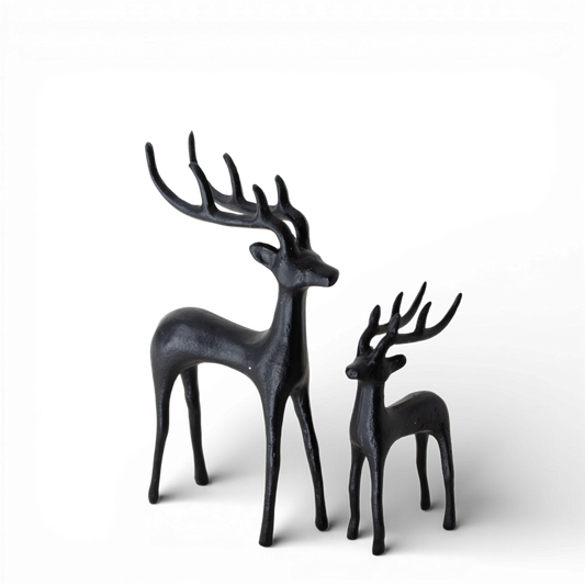 Cast Black Reindeer